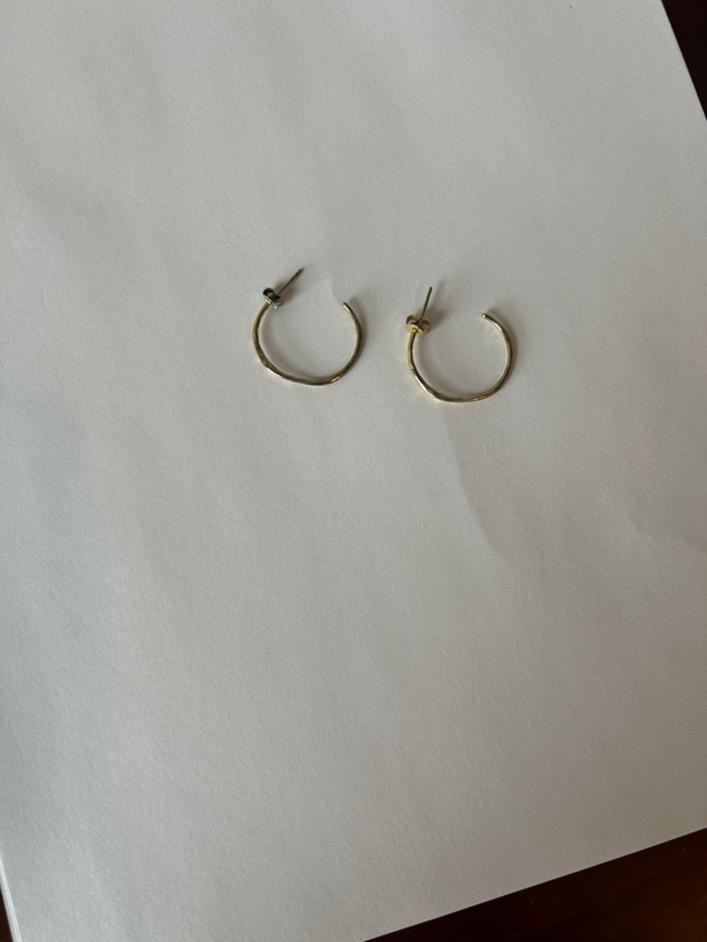 Thin Gold Hoops